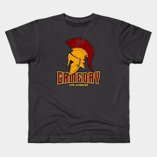 Vintage Trojan Gameday // Football Game Day Kids T-Shirt